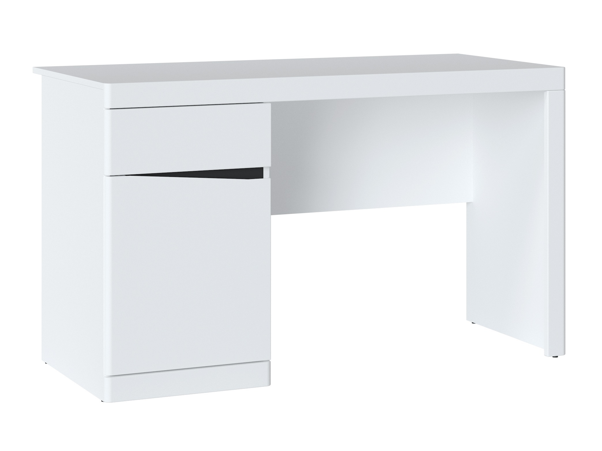 Skrivebord Venlori 120 (Hvid + Grafit)