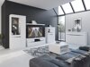 TV-bord Venlori 122 (Hvid + Grafit)