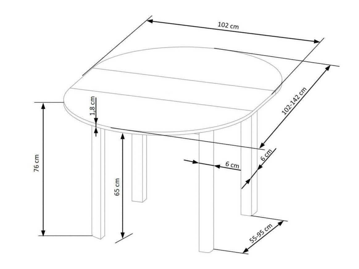 Bord Houston 961 (Kashmir + Sort)