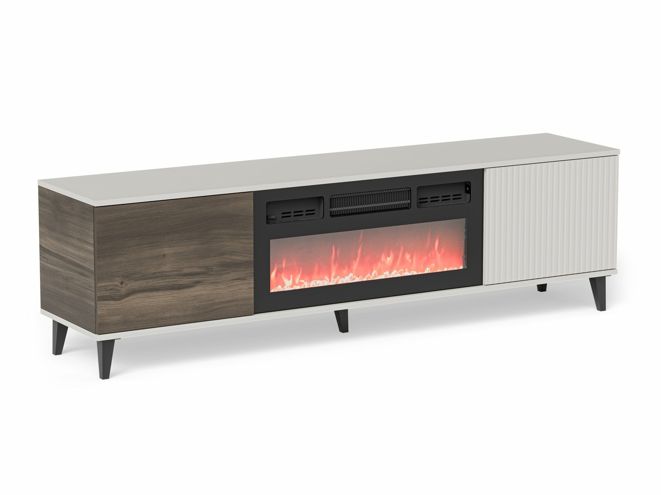TV-bord Luelia 121 (Valnød + Kashmir)