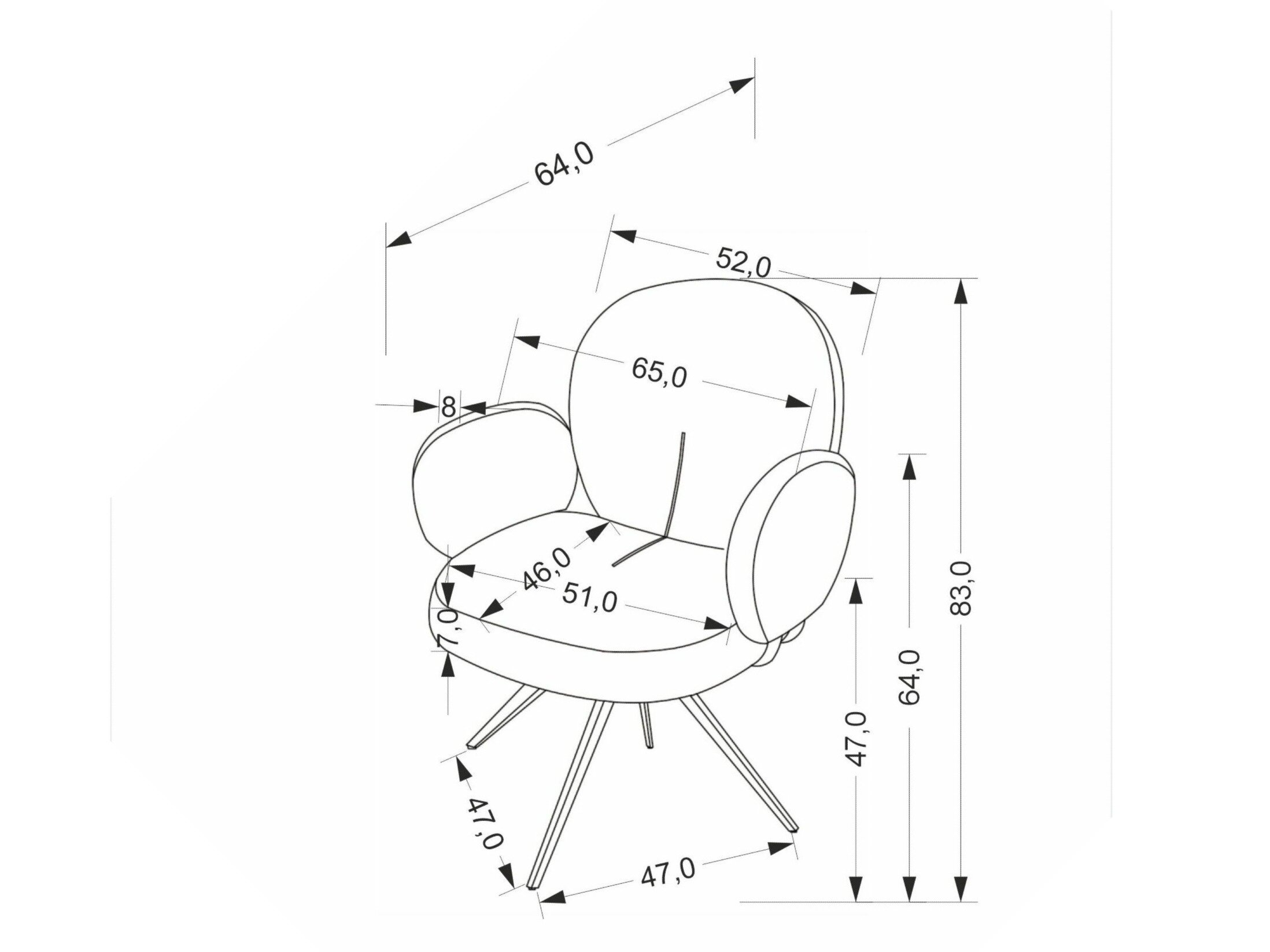 Stol Houston 1998 (Beige)