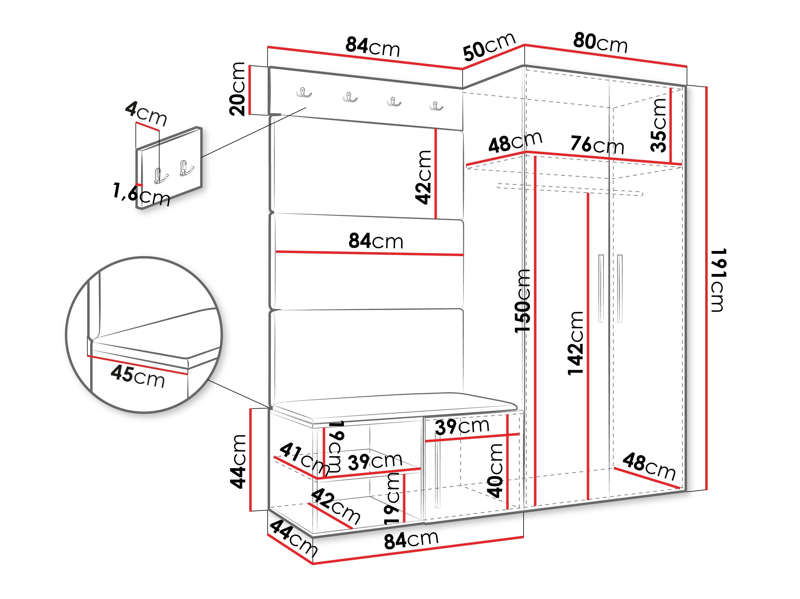 Entrésæt Hartford 526 (Artisan eg)