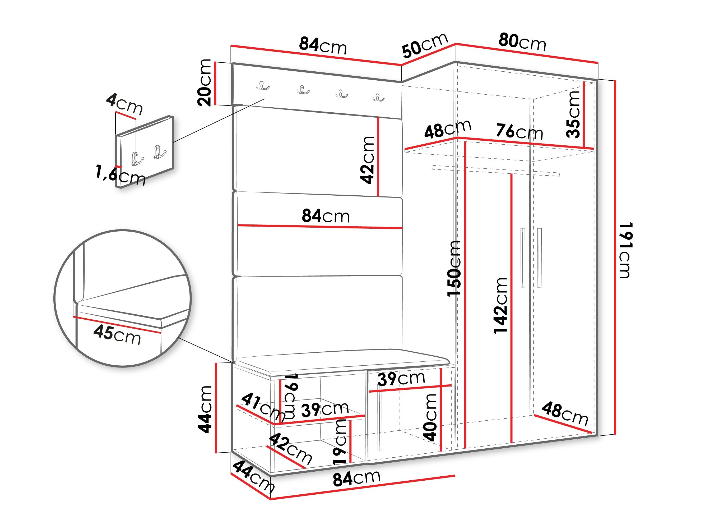 Entrésæt Hartford 526 (Artisan eg)