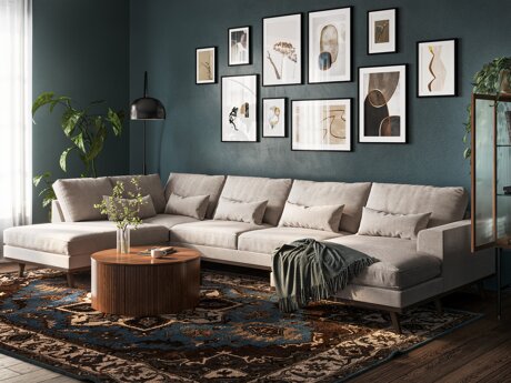 Hjørnesofa Floromo 101 (Cremona 02)