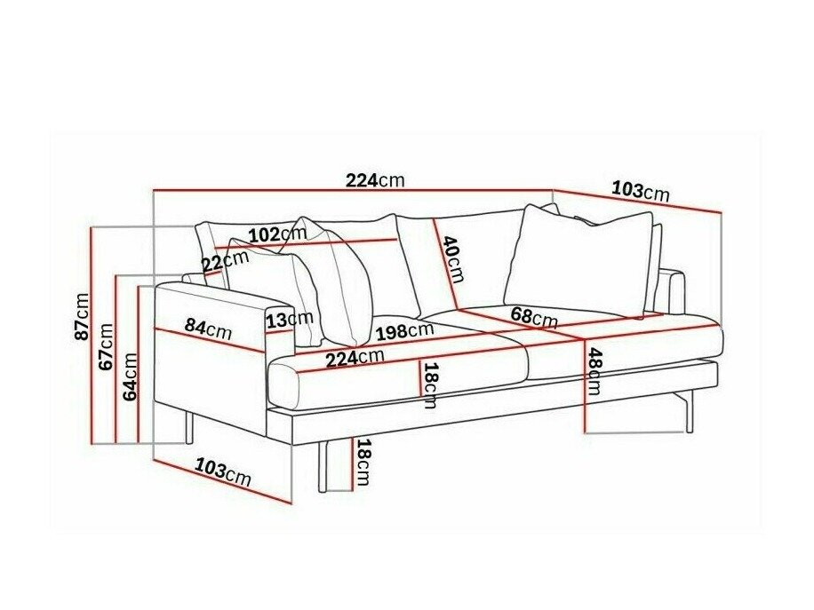 Sofa Ophliva 101 (Fresh 01)