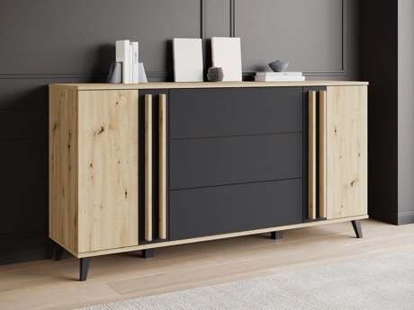 Kommode Temora 100 (Artisan eg + Grafit)