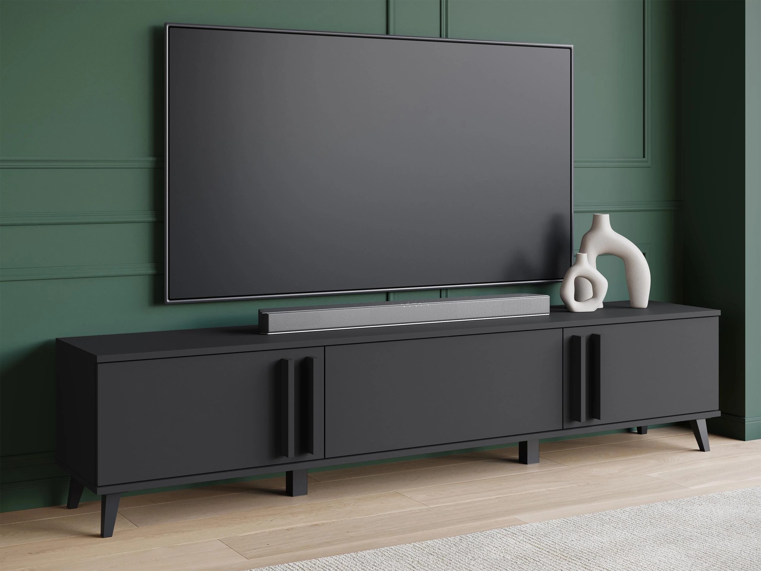 TV-bord Facetor (Grafit)