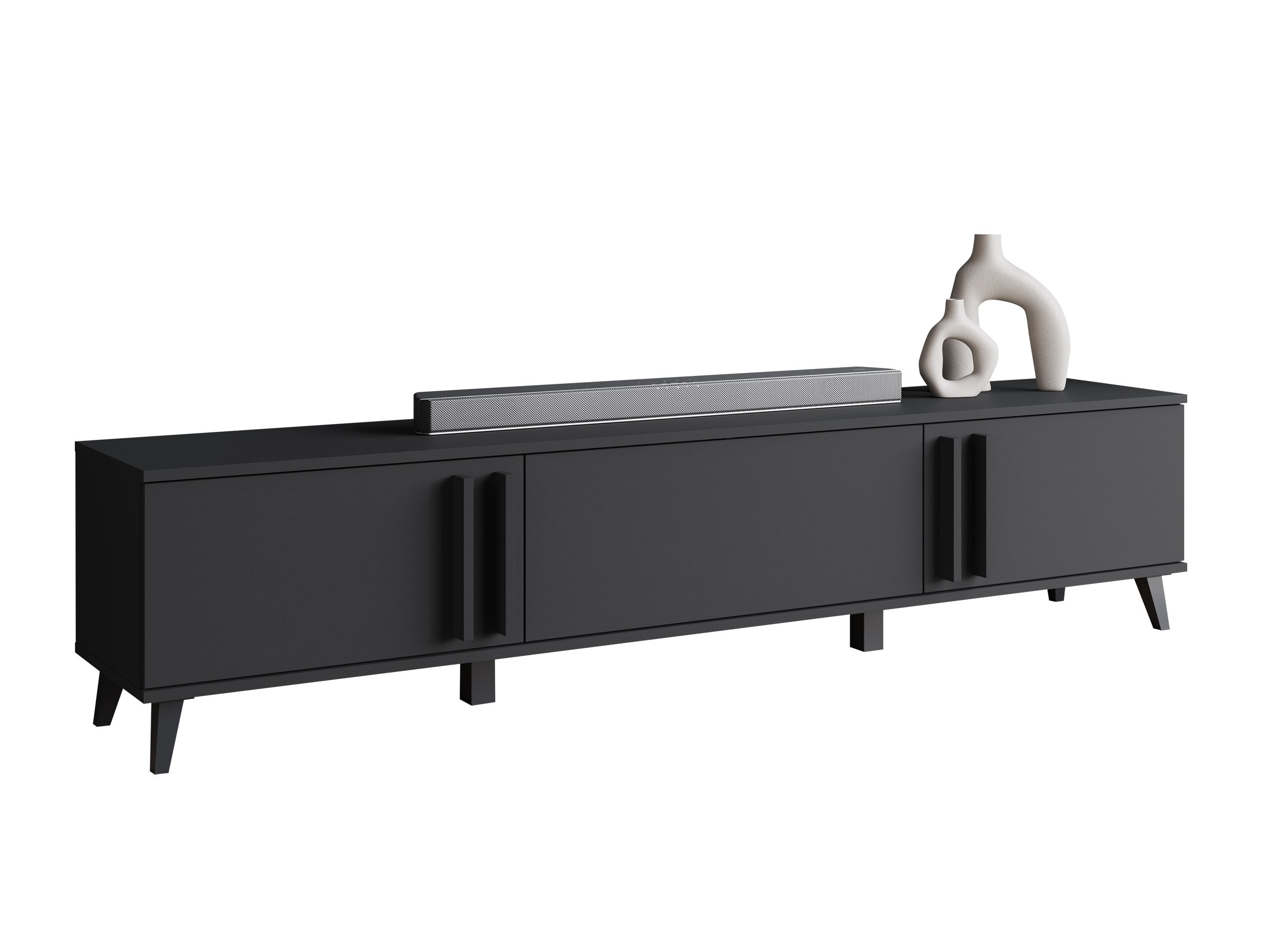 TV-bord Facetor (Grafit)