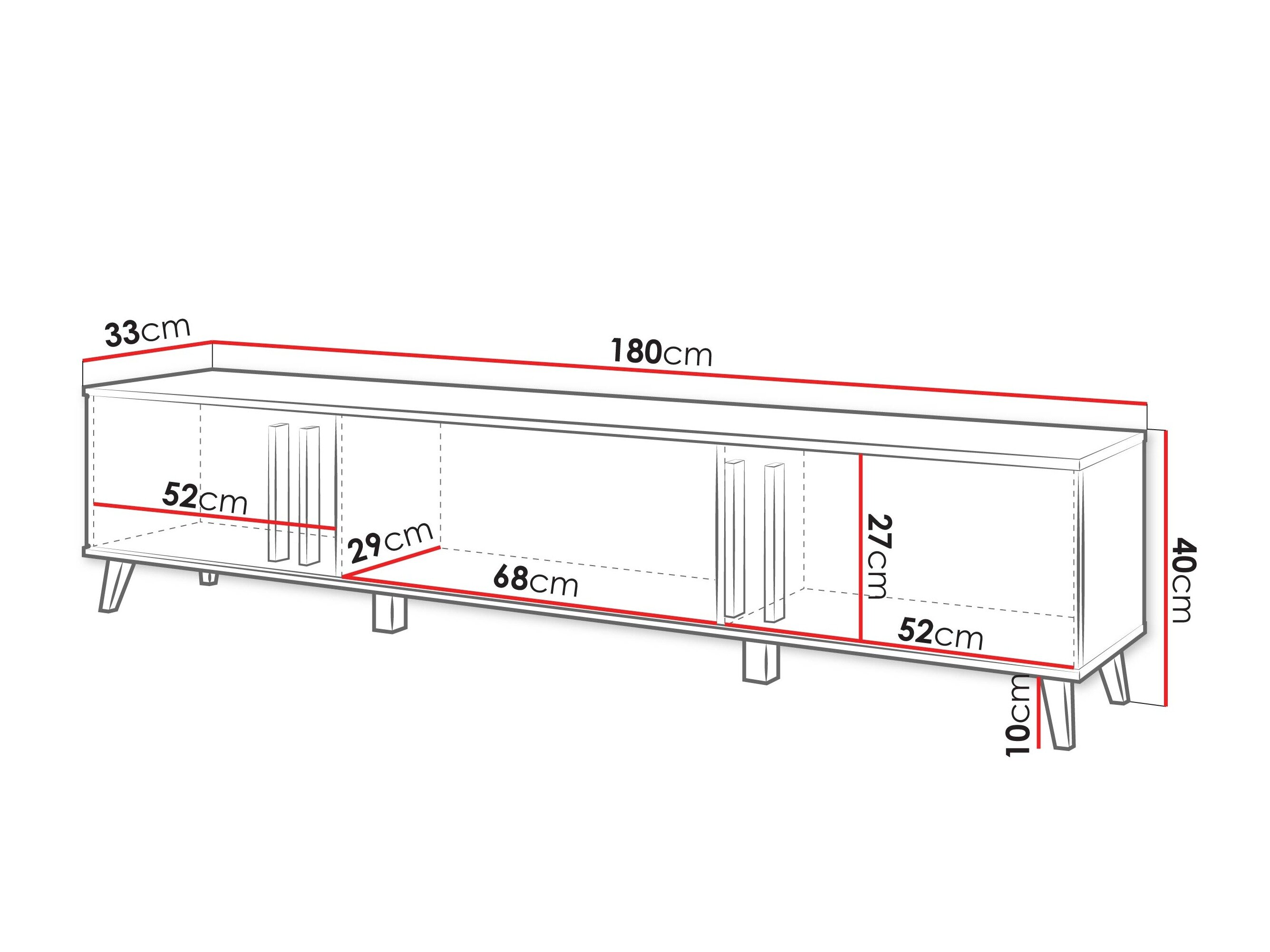 TV-bord Temora 101 (Congo)