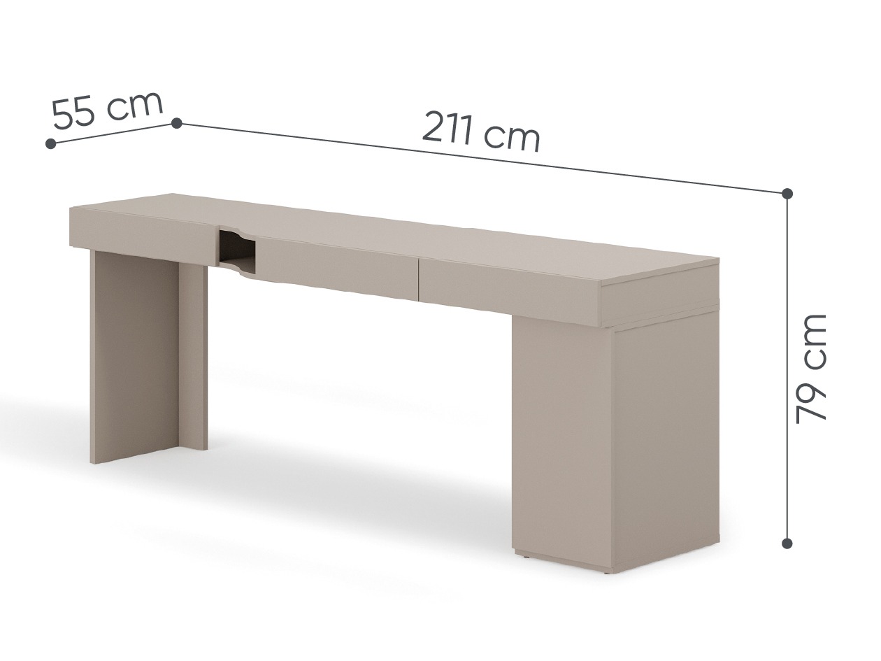 Skrivebord Evareve 110 (Højre)