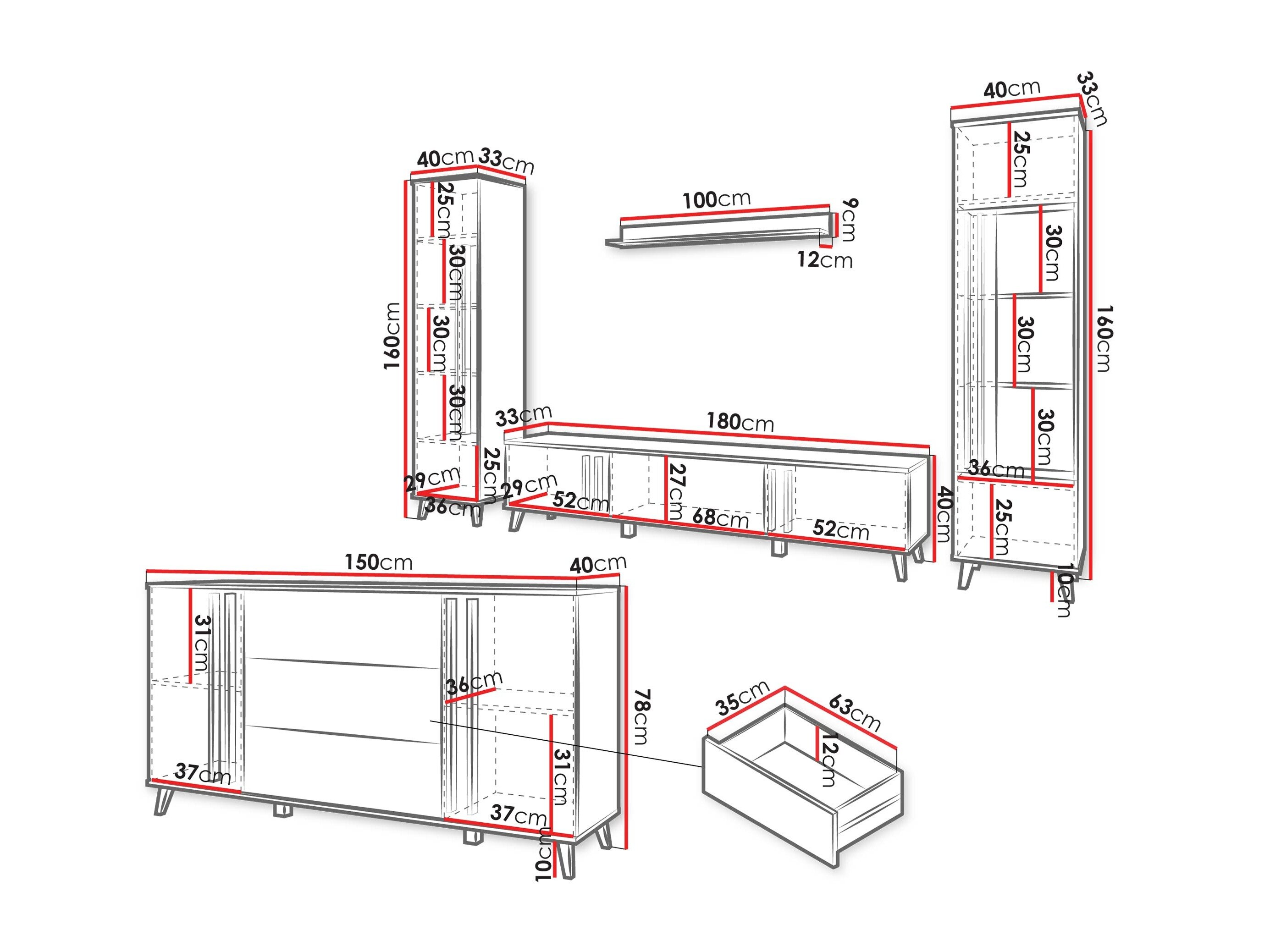 Stuemøbelsæt Temora 105 (Congo)