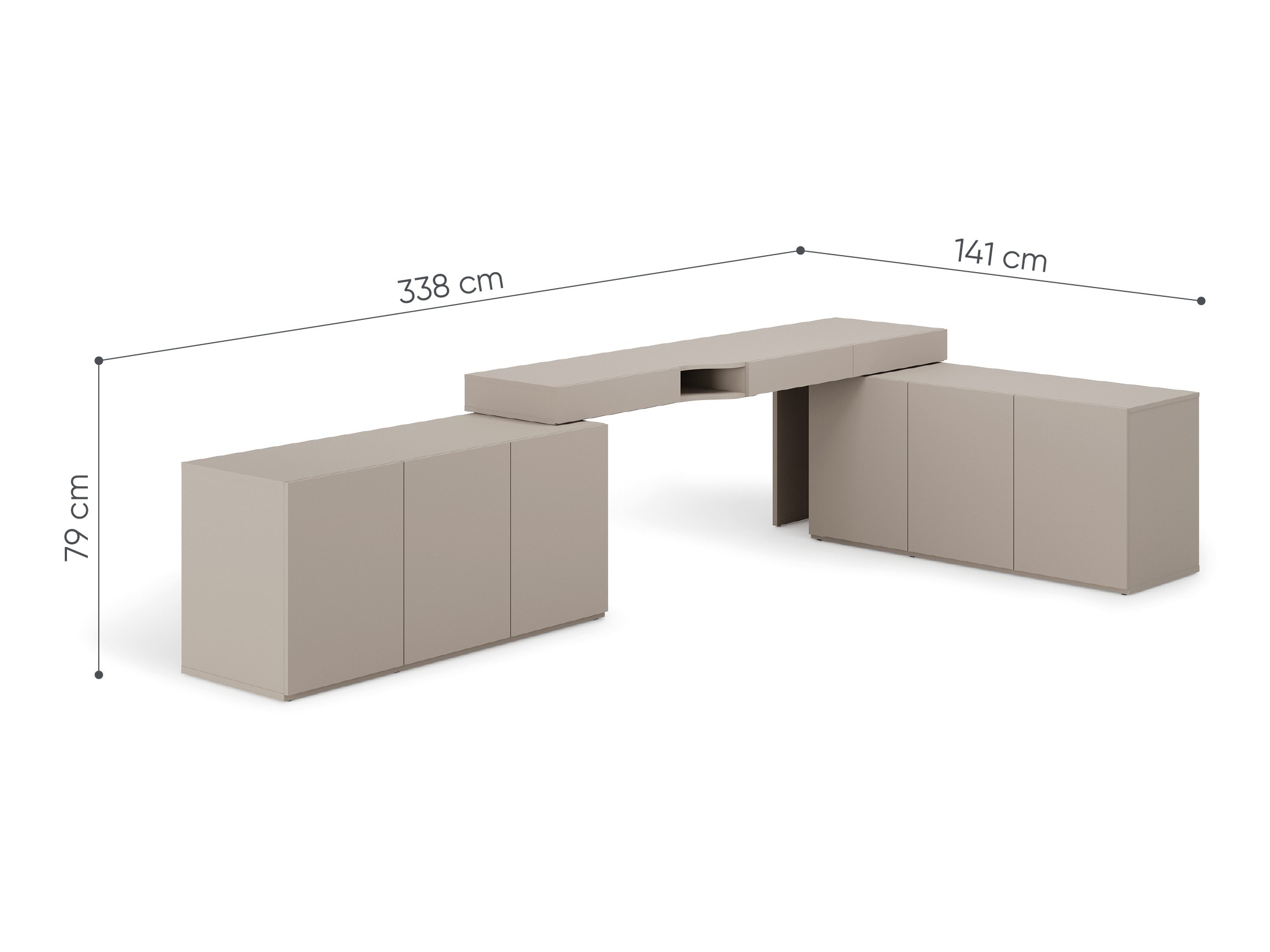Hjørneskrivebord Evareve 115 (Højre)