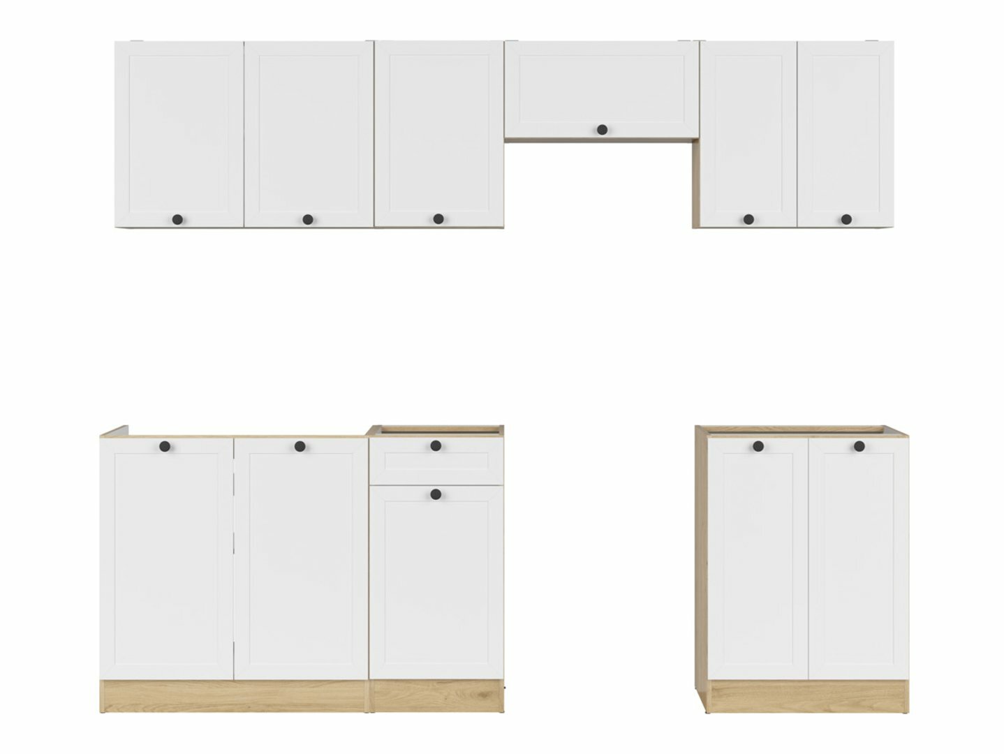Modulkøkkensæt Classic White Oak 118