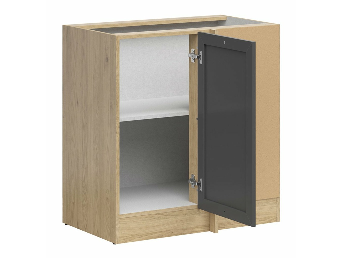 Modulhjørneskab Classic Grey Oak 115