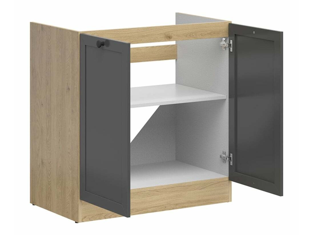 Modulopvaskeskab med låger Classic Grey Oak 101