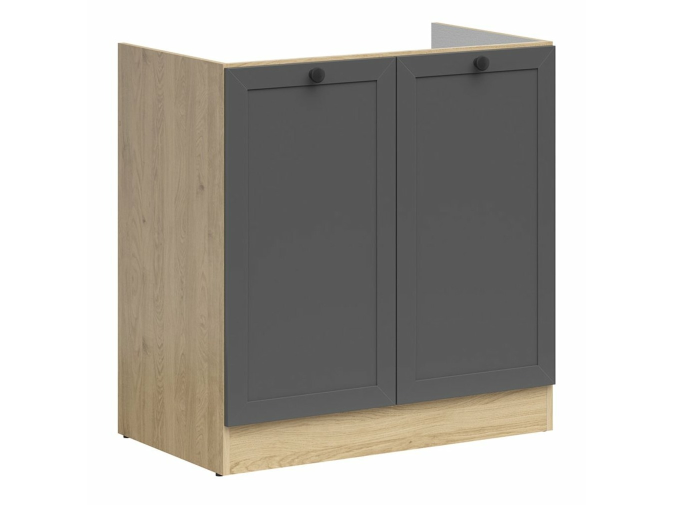 Modulopvaskeskab med låger Classic Grey Oak 101