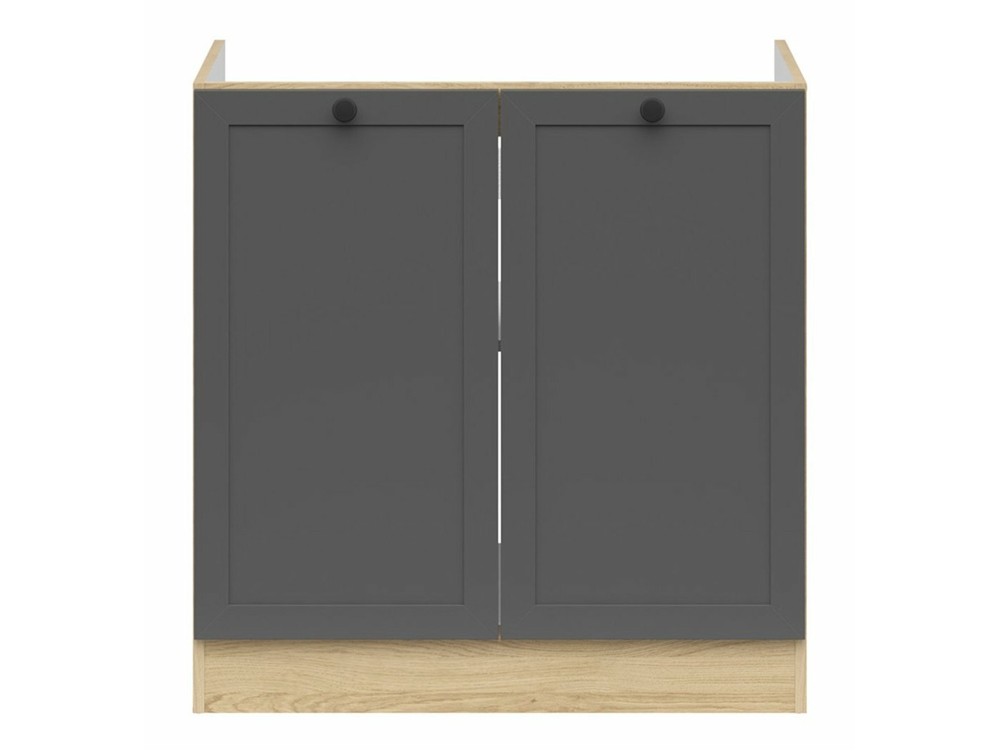 Modulopvaskeskab med låger Classic Grey Oak 101