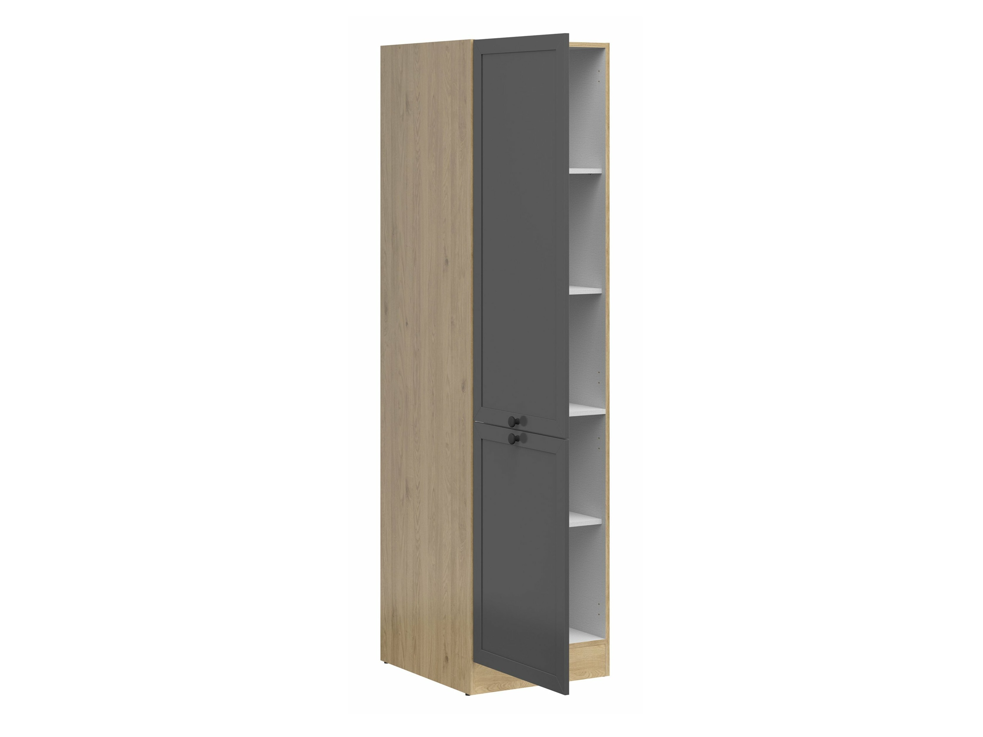 Modulskab med låger Classic Grey Oak 114