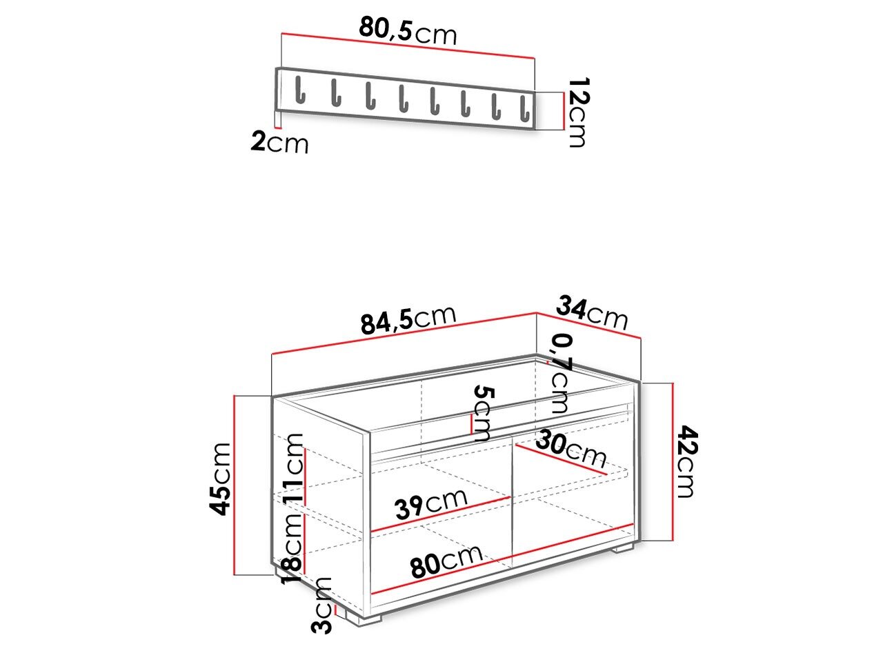 Entrésæt Comfivo 386 (Hvid + Abriamo 03)