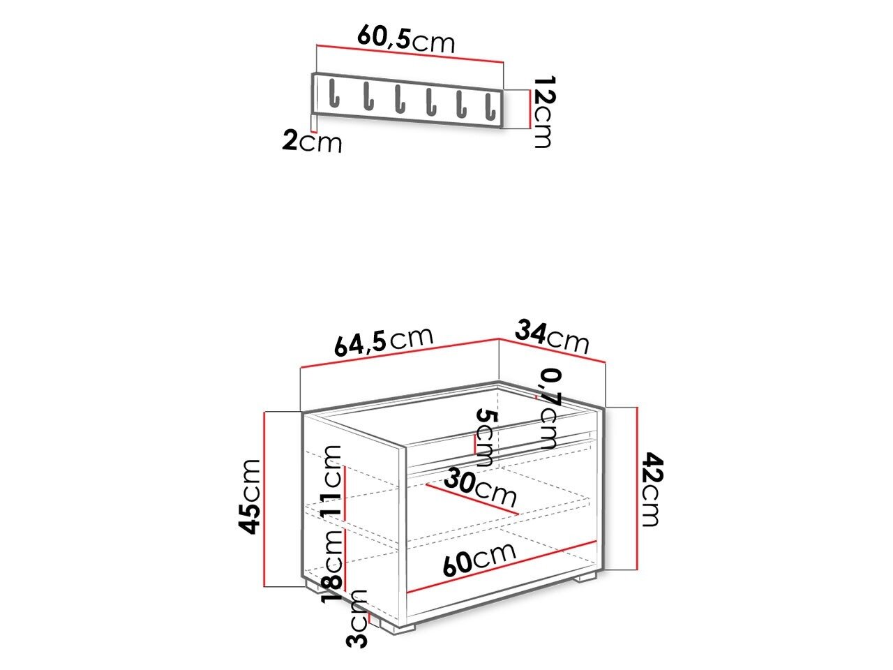 Entrésæt Comfivo 393 (Hvid + Abriamo 03)