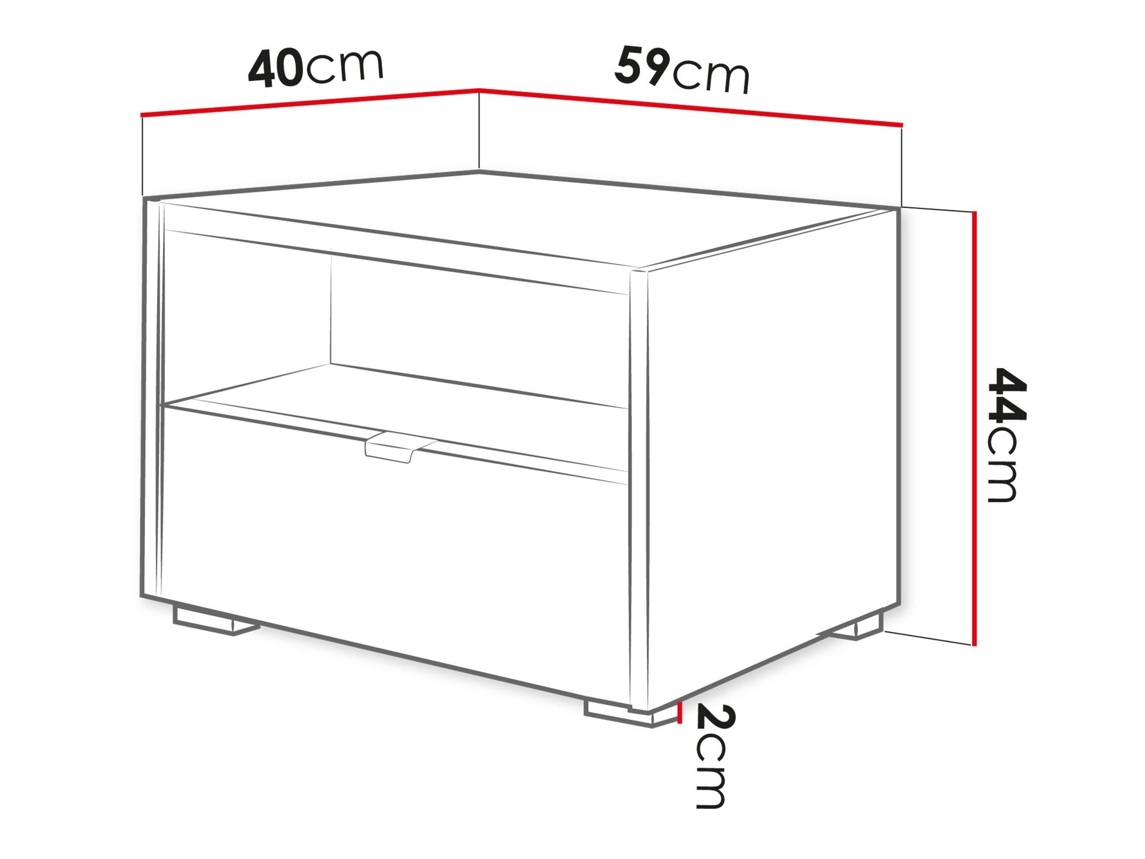 Sengebord Comfivo Vomoro 104