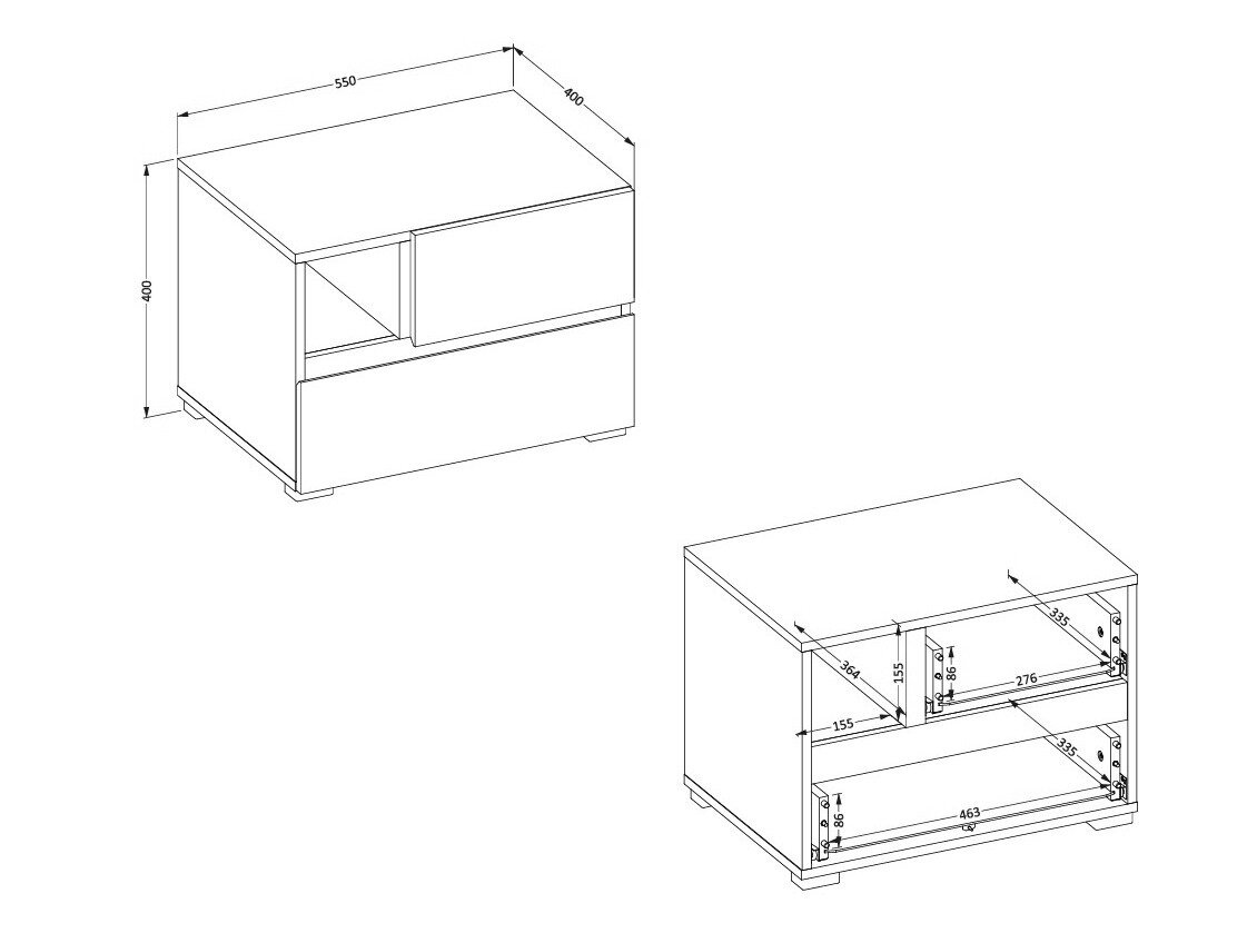Sengebord Alfere 120 (Grøn)