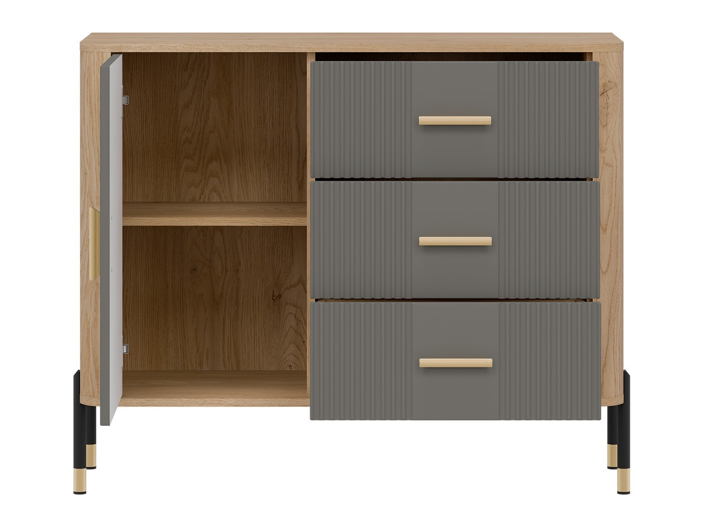 Kommode Flosora 107 (Grå)