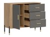 Kommode Flosora 107 (Grå)