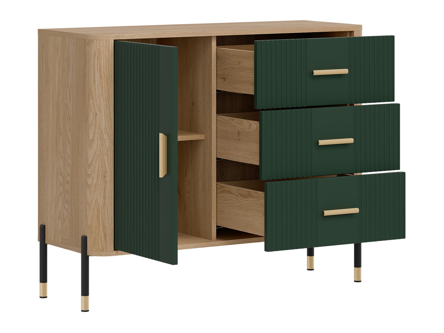 Kommode Flosora 107 (Grøn)