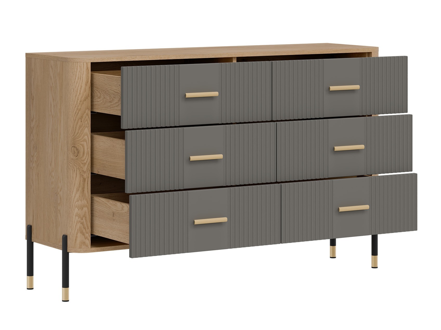 Kommode Flosora 109 (Grå)