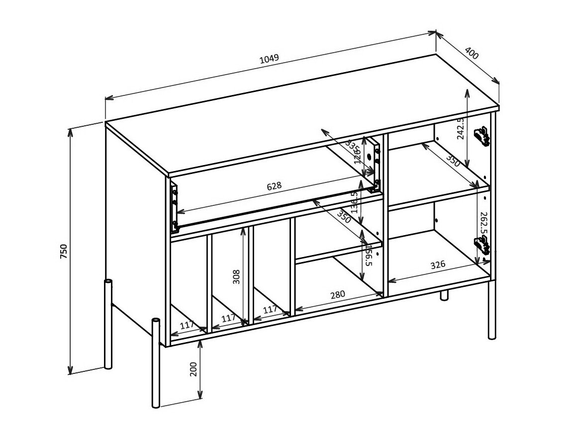Kommode Levtenu 112 (Egetræ)