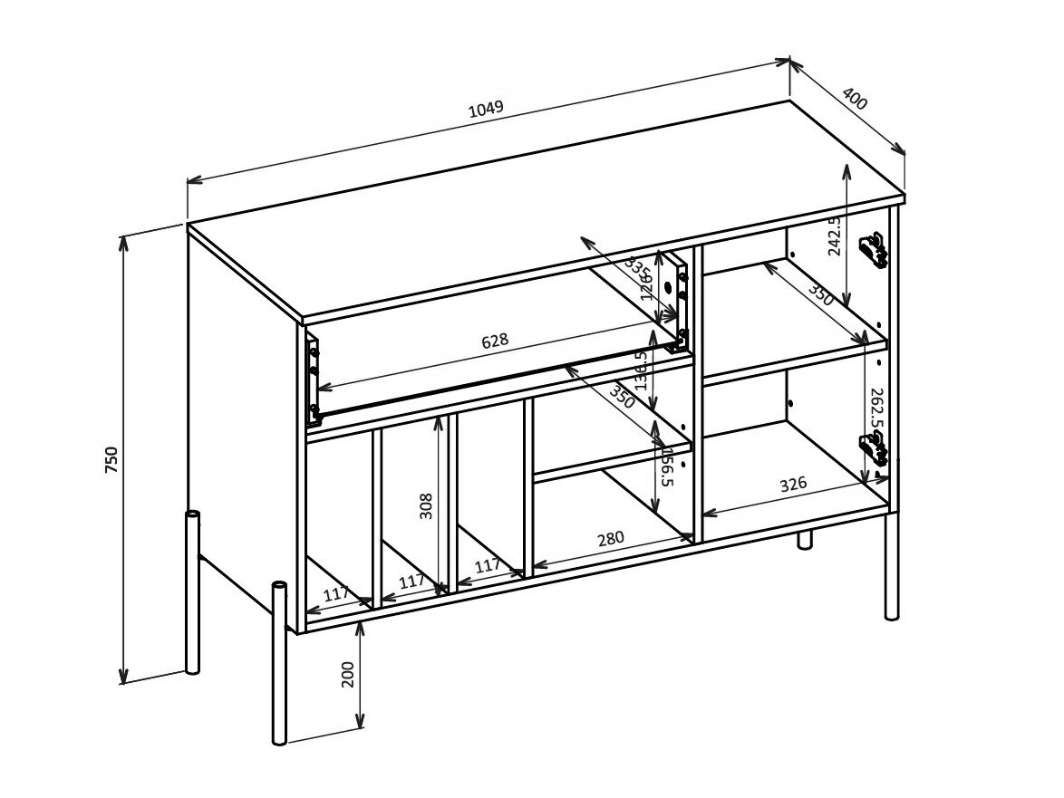 Kommode Levtenu 113 (Egetræ + Kashmir)