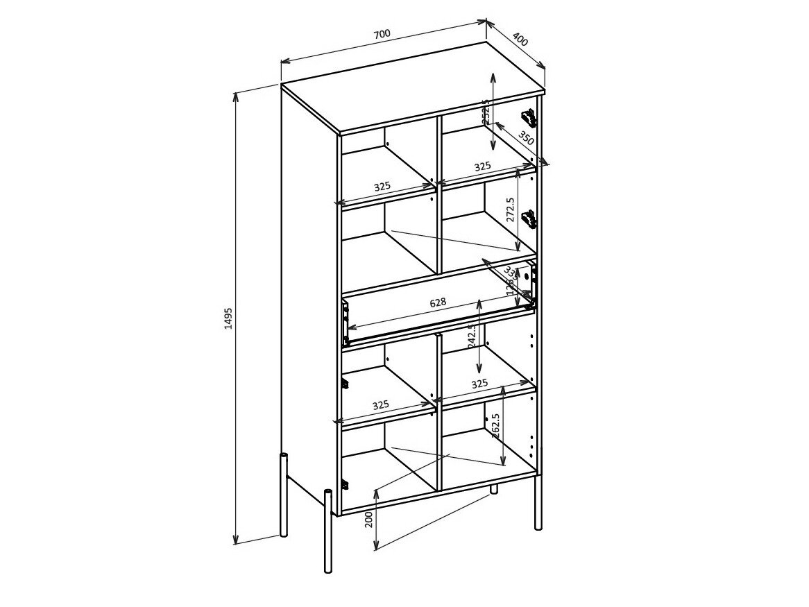 Reol Levtenu 110 (Egetræ)