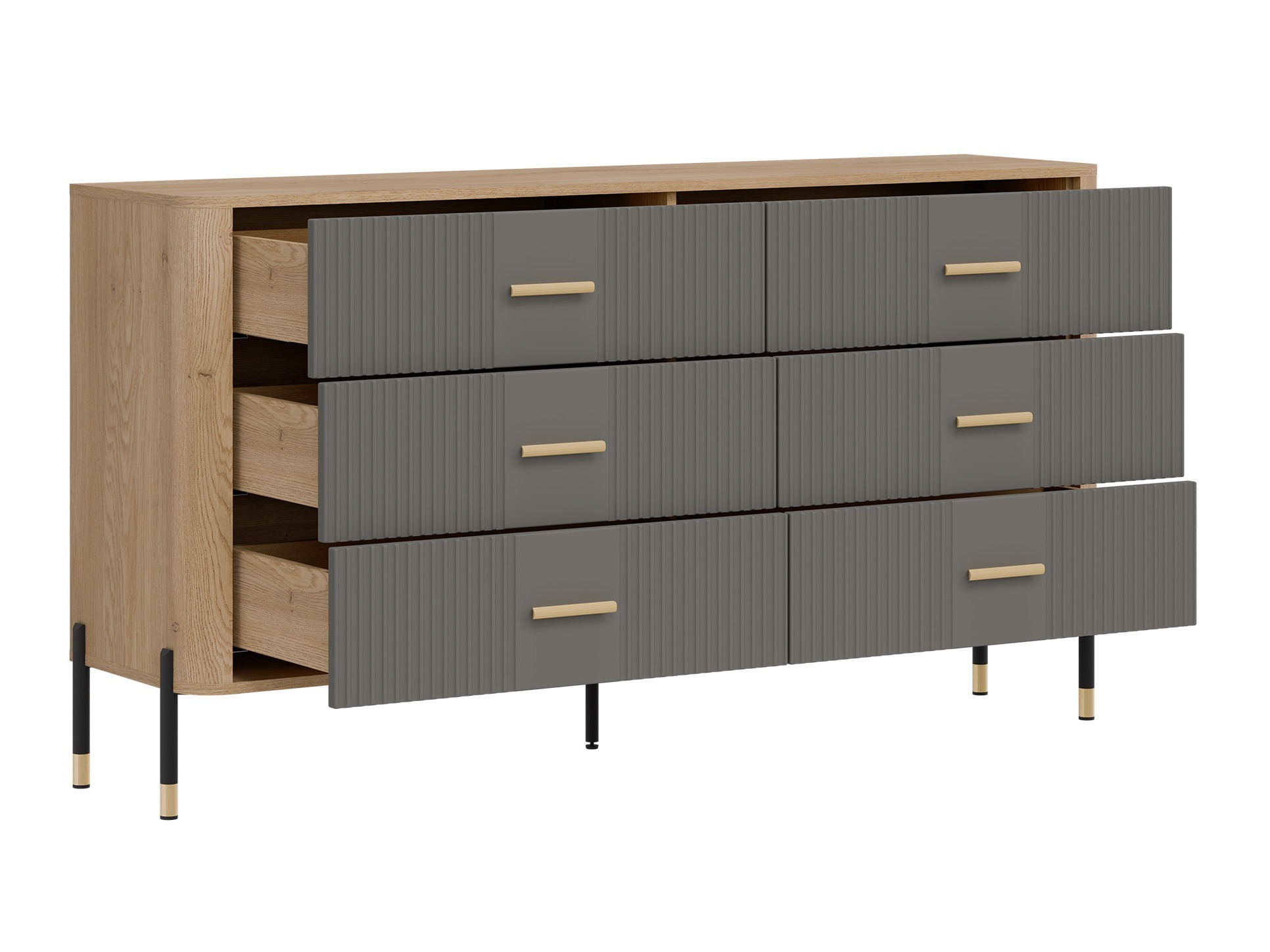 Kommode Flosora 111 (Grå)