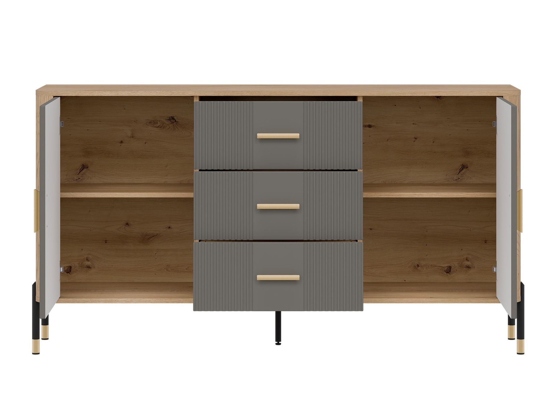 Kommode Flosora 113 (Grå)