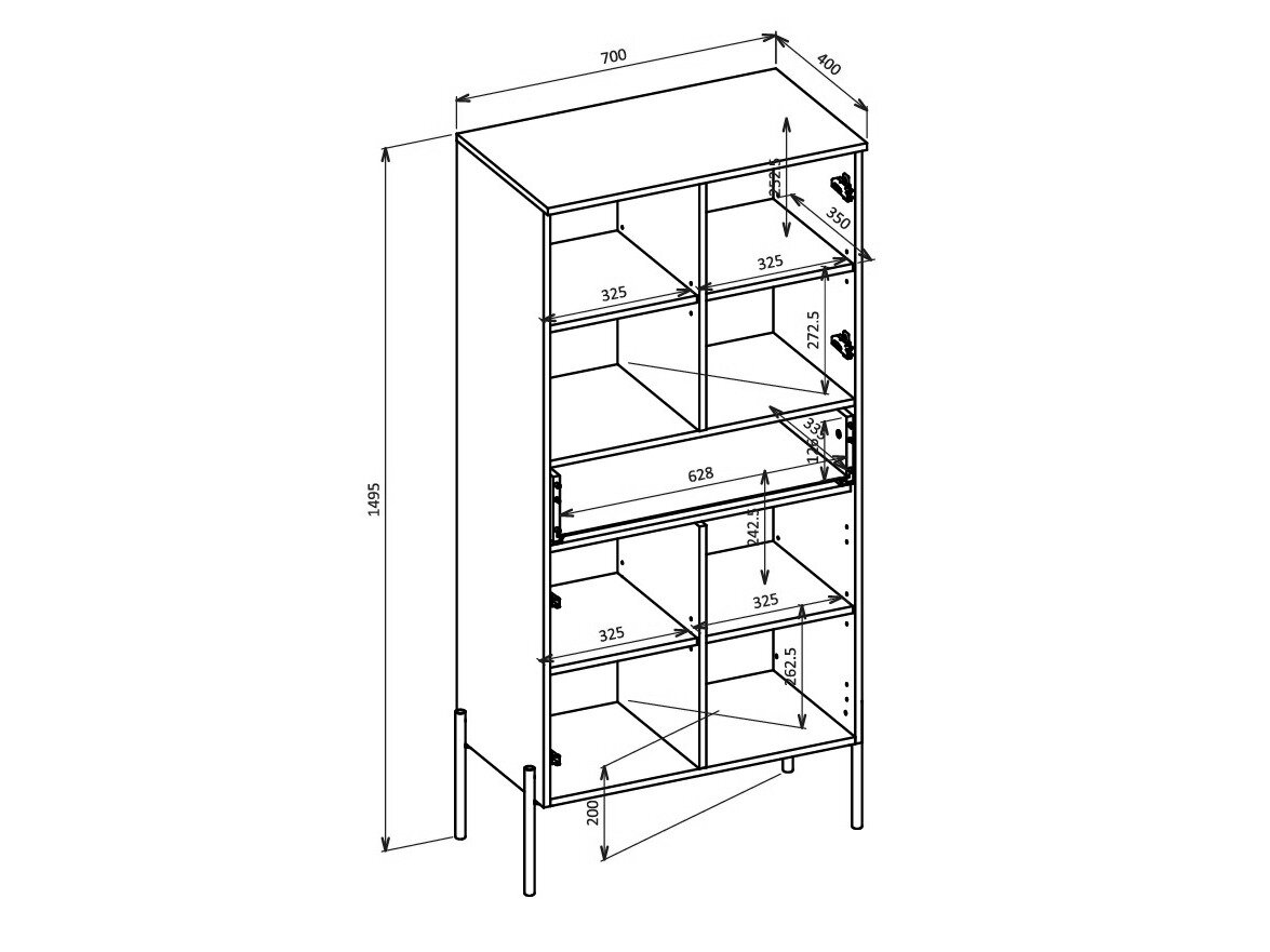Stuemøbelsæt Levtenu 118 (Egetræ + Kashmir)