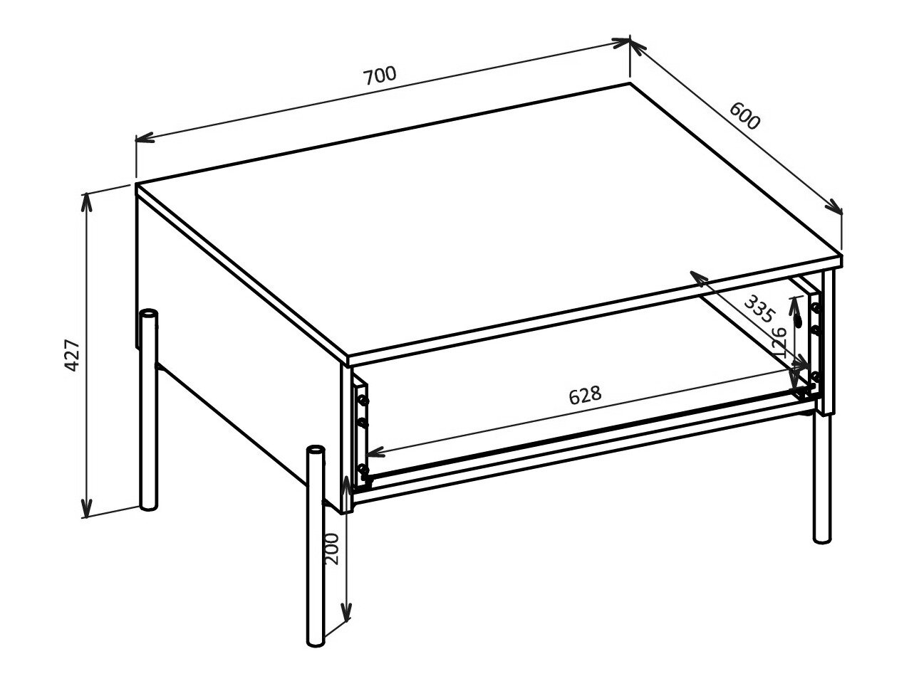 Stuemøbelsæt Levtenu 118 (Egetræ + Kashmir)