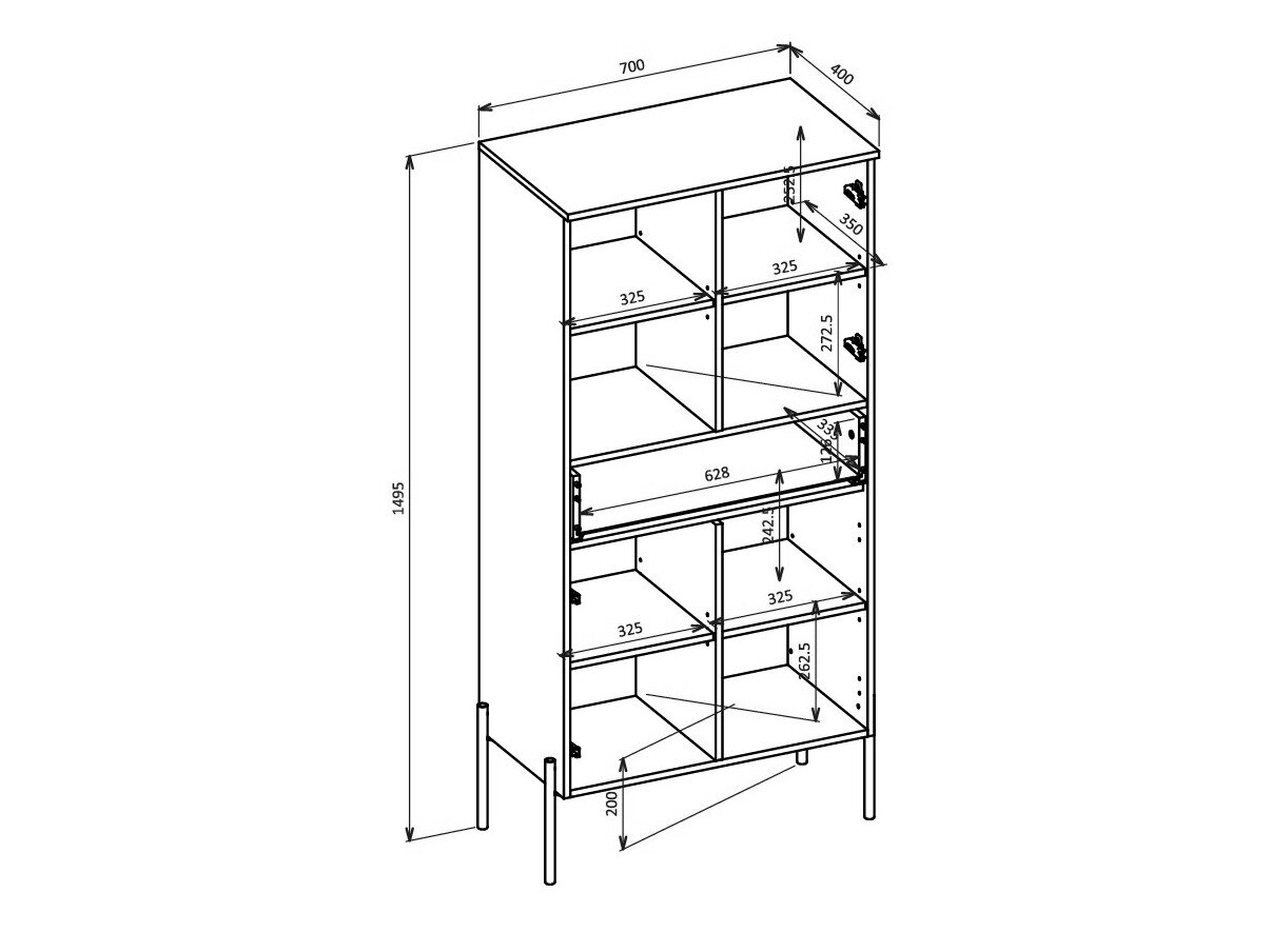 Stuemøbelsæt Levtenu 119 (Egetræ + Kashmir)