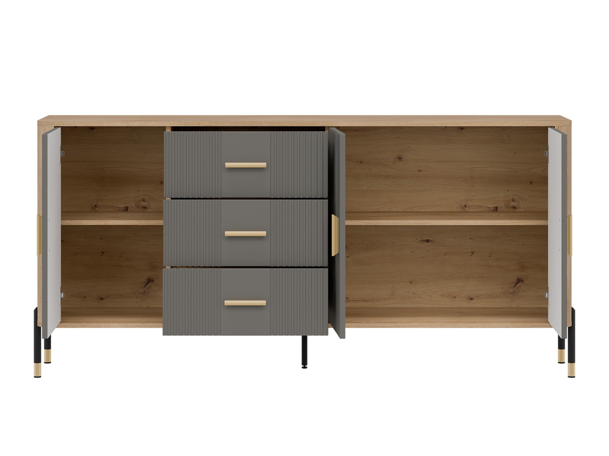 Kommode Flosora 115 (Grå)