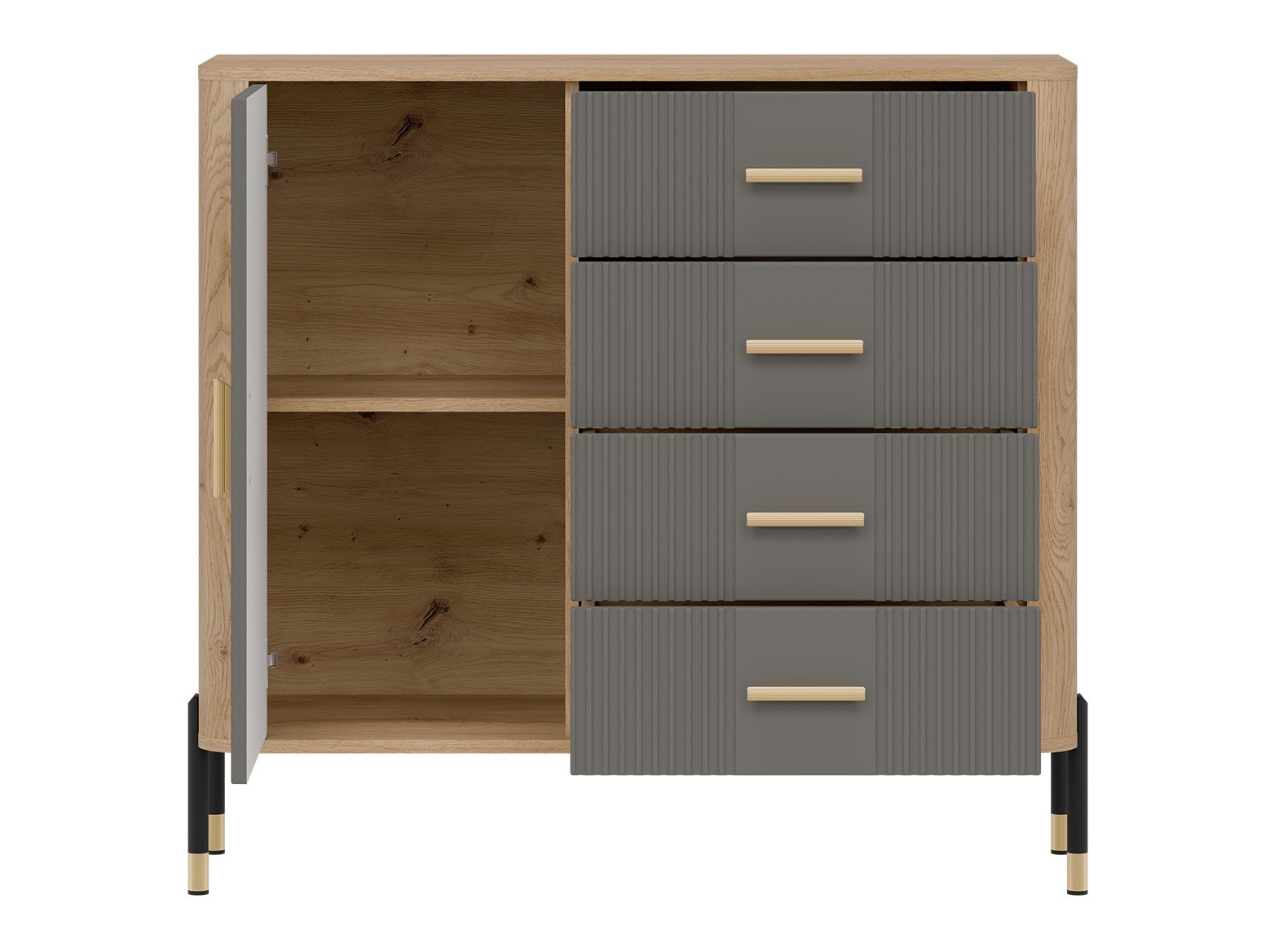 Kommode Flosora 117 (Grå)