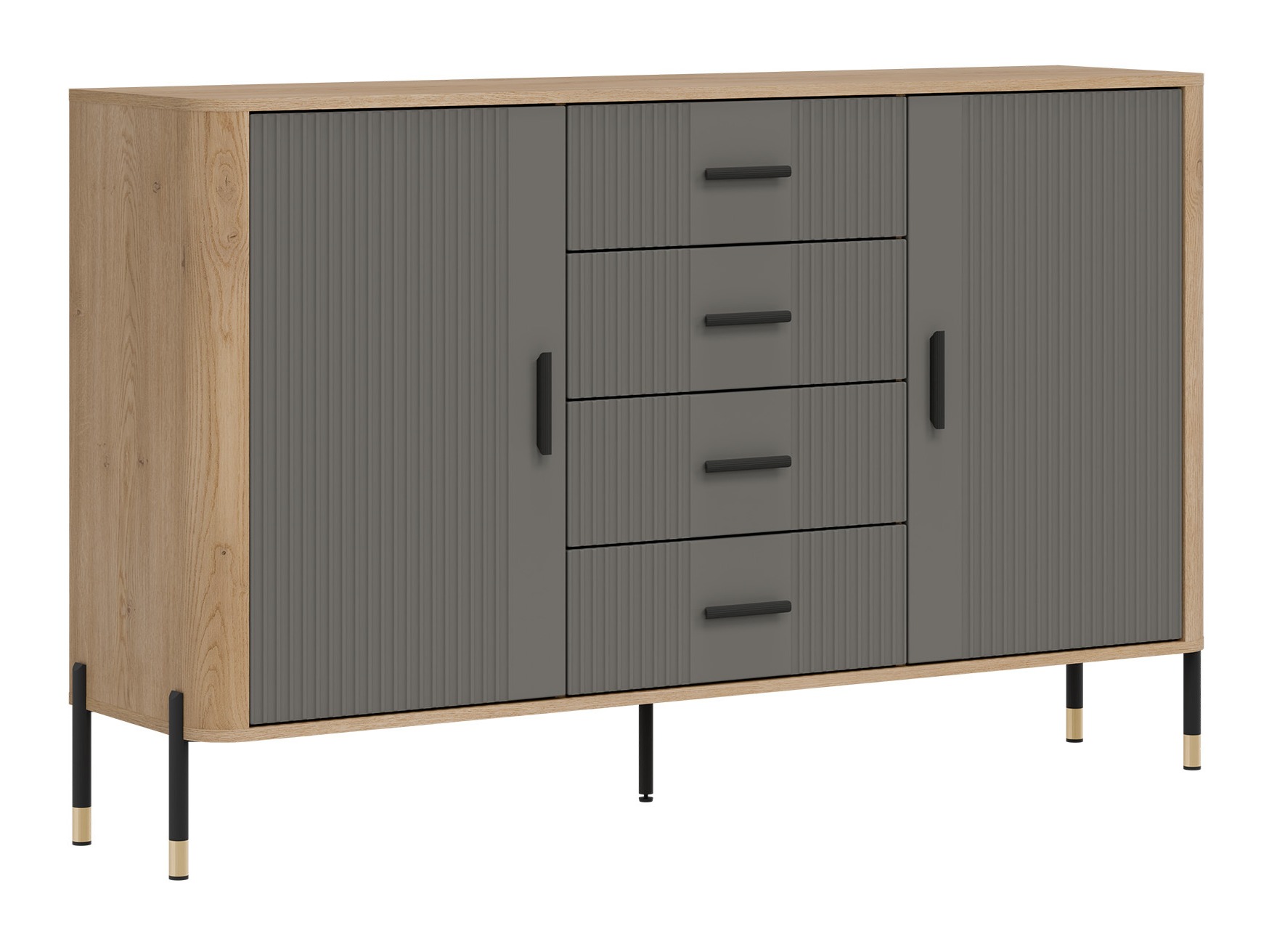 Kommode Flosora 119 (Grå)