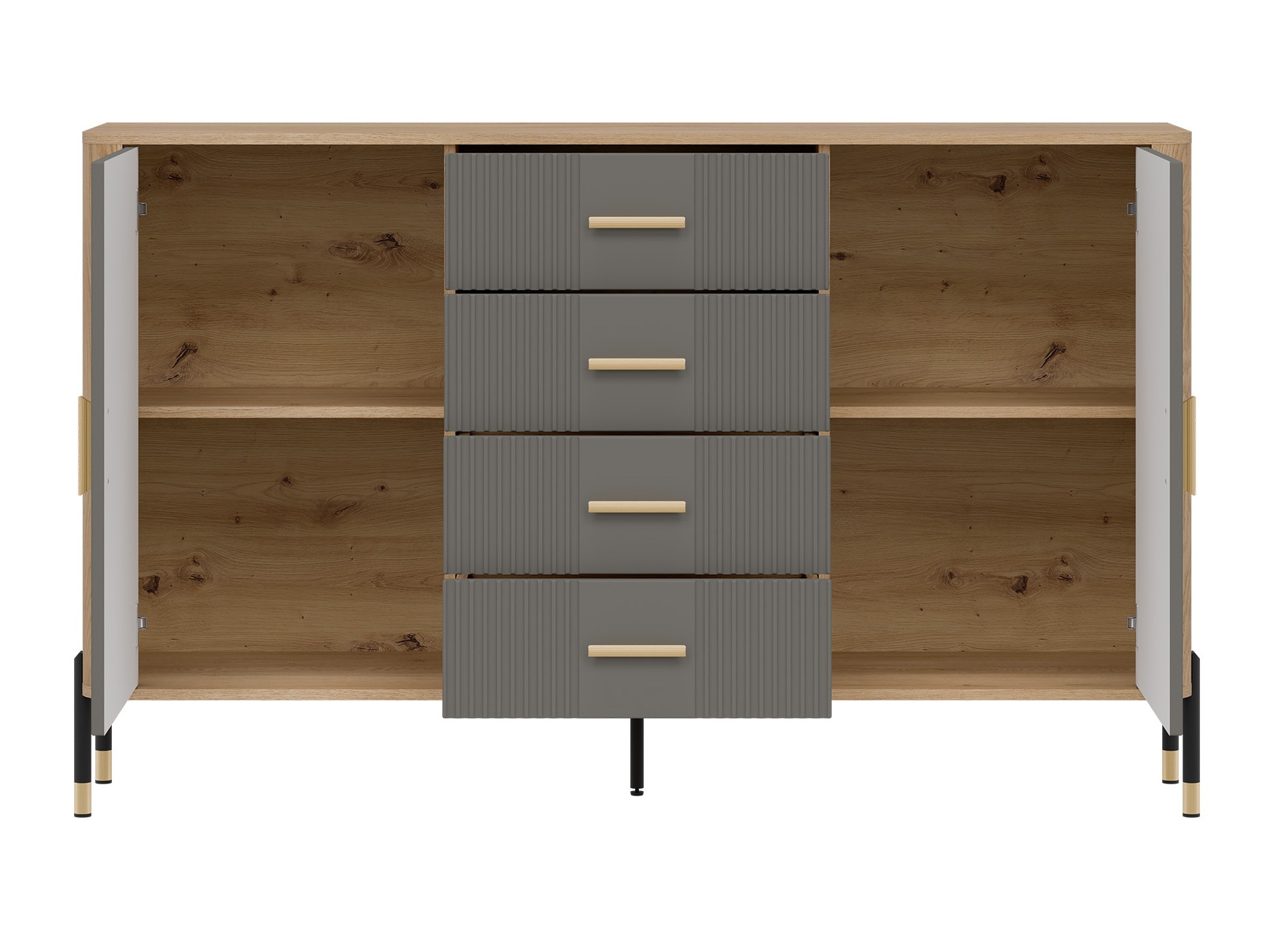 Kommode Flosora 119 (Grå)