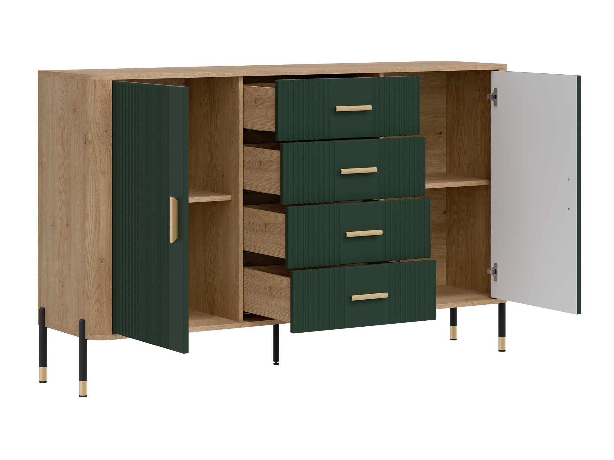 Kommode Flosora 119 (Grøn)