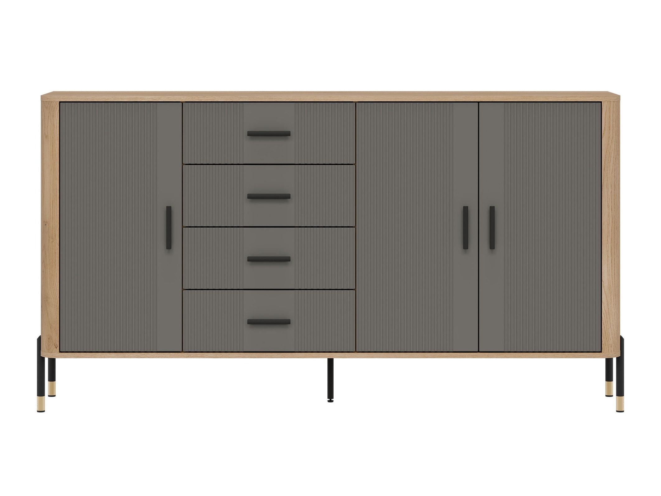Kommode Flosora 121 (Grå)