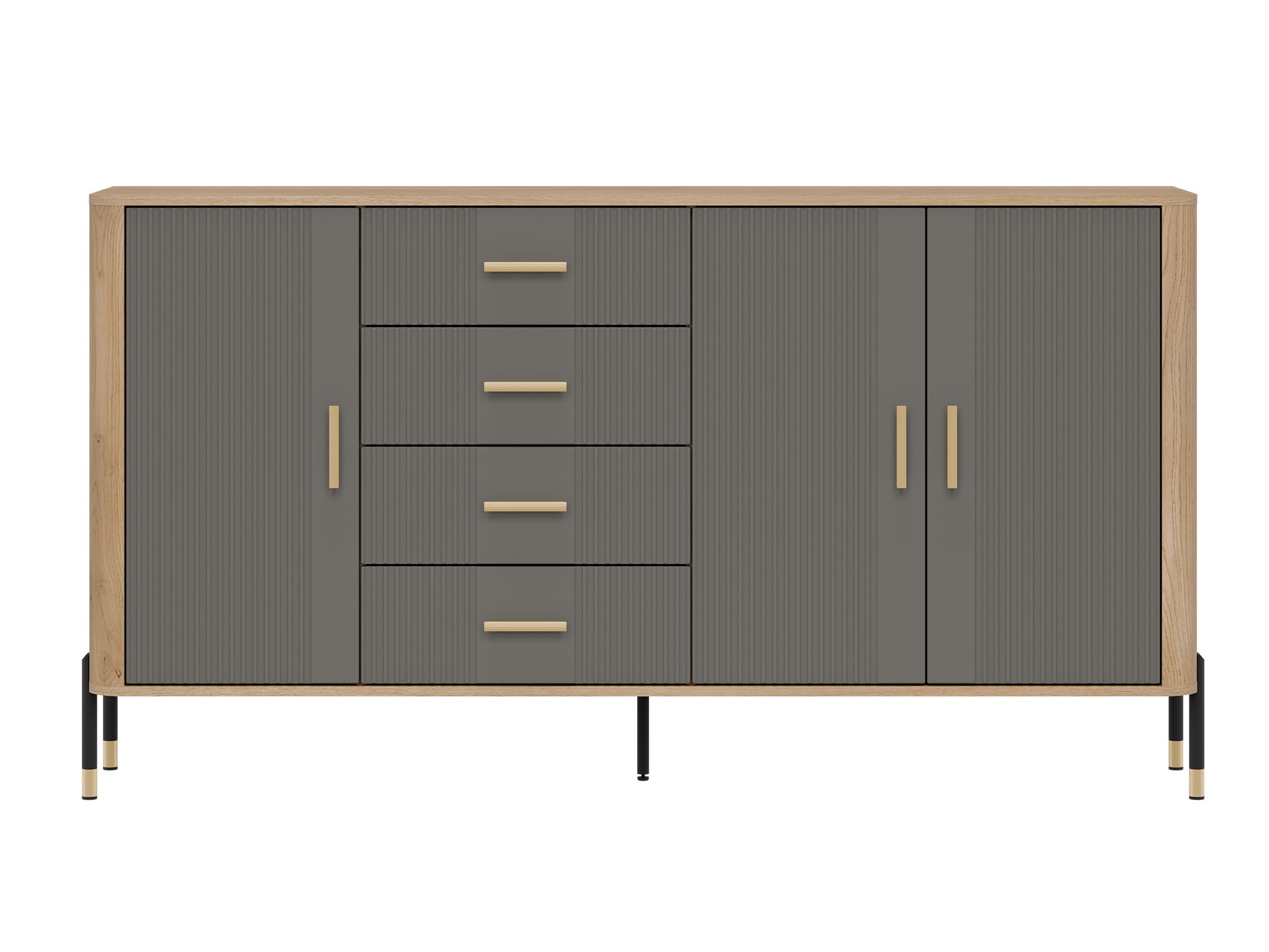 Kommode Flosora 121 (Grå)