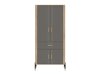 Garderobeskab Flosora 133 (Grå)
