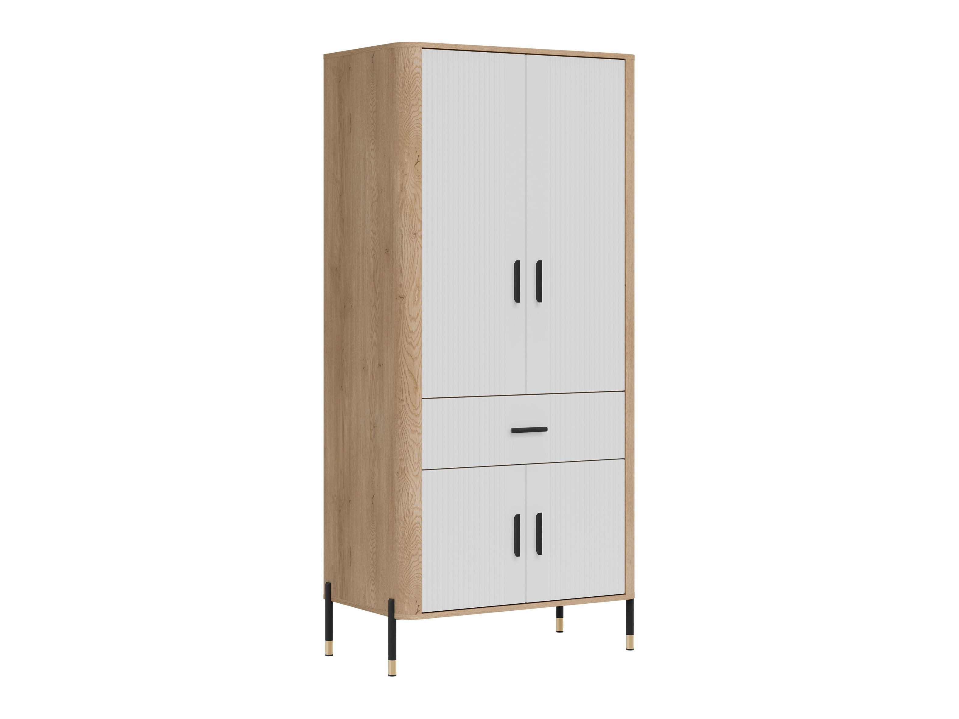 Garderobeskab Flosora 133 (Hvid)
