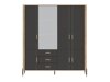 Garderobeskab Flosora 135 (Antracit)
