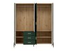 Garderobeskab Flosora 135 (Grøn)