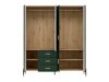 Garderobeskab Flosora 135 (Grøn)